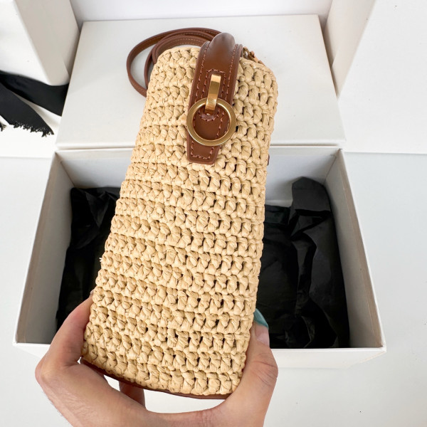 Y*L le 37 mini in raffia -15*13*6cm