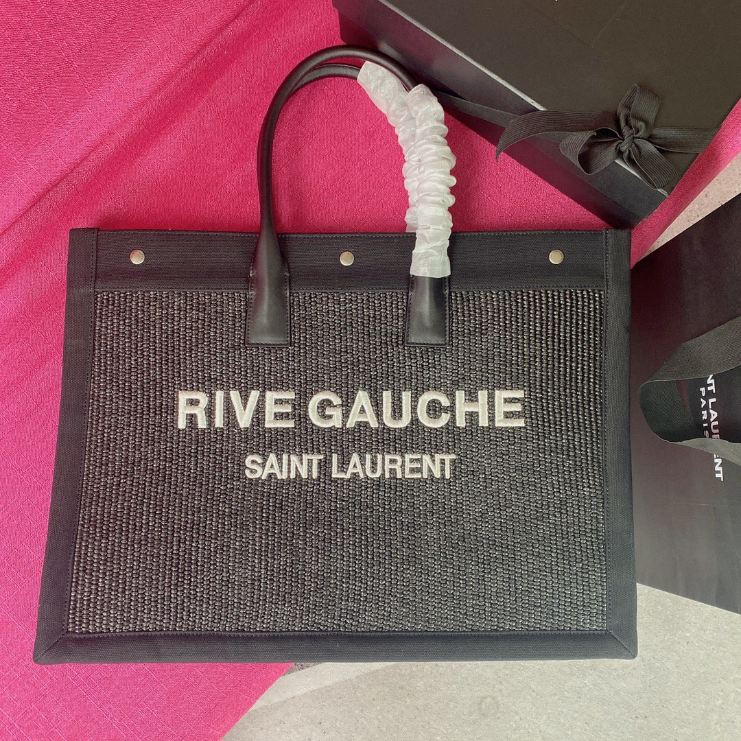 Y*L rive gauche tote bag